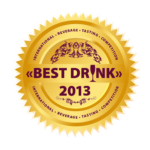 IV-й Медрународный дегустационный конкурс напитков Best Drink 2013 (Золотая медаль)